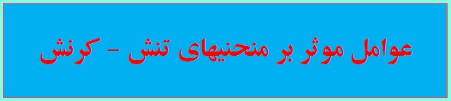 عوامل موثر بر منحنیهای تنش - کرنش