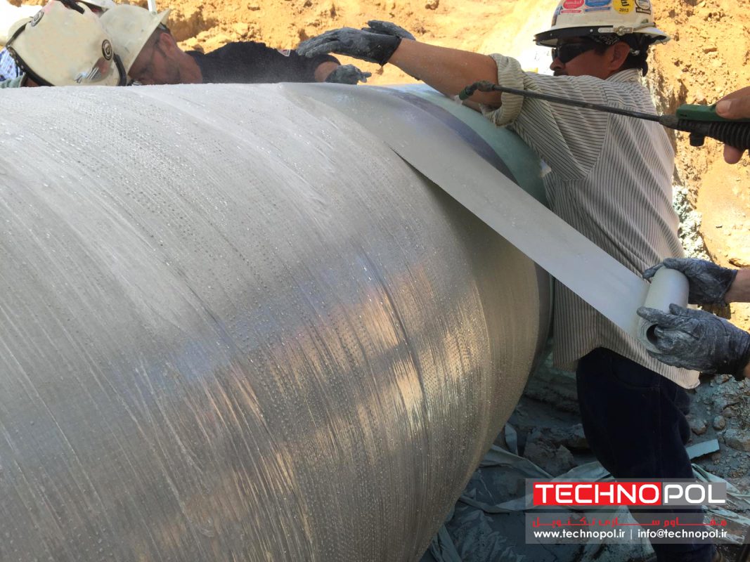 تقویت و مقاوم سازی لوله با الیاف شیشه GFRP