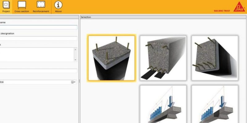 نرم افزار طراحی سیستم FRP کمپانی SIKA