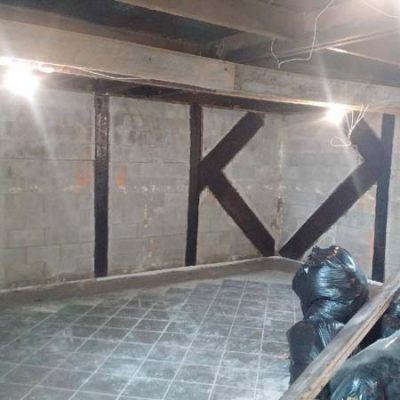مقاوم سازی دیوار مصالح بنایی ساختمان تجاری با الیاف FRP