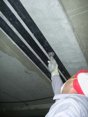 مقاوم سازی خمشی تیر بتنی با لمینیت FRP