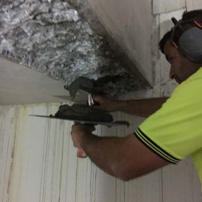 ترمیم تیر بتنی با ملات ترمیمی