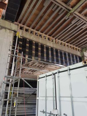 مقاوم سازی برشی تیر فرعی پل بتنی با الیاف FRP