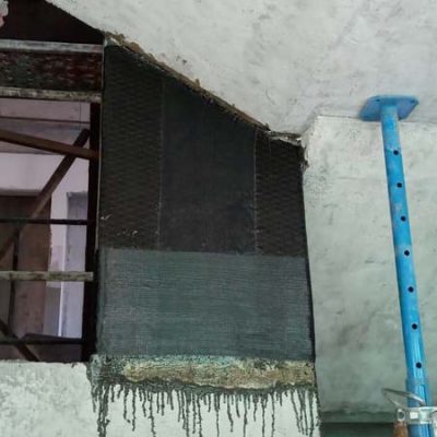 مقاوم سازی ستون بتنی با الیاف frp