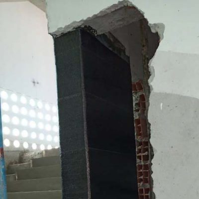 مقاوم سازی ستون بتنی با الیاف frp