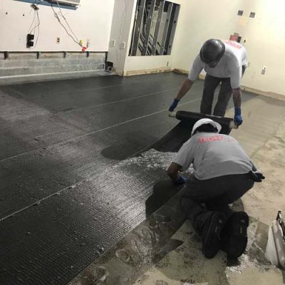 مقاوم سازی کف با الیاف FRP