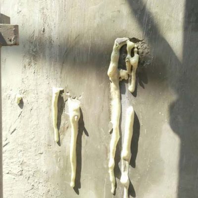 ترمیم دیوار بتنی مخزن با روش تزریق