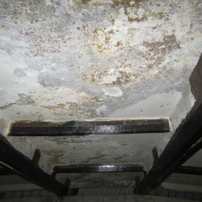 مقاوم سازی خمشی و برشی تیر بتنی پارکینگ تجاری با الیاف FRP