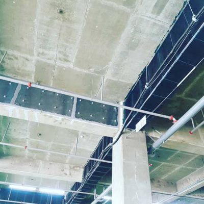 مقاوم سازی برشی تیر بتنی کارگاه صنعتی با الیاف FRP