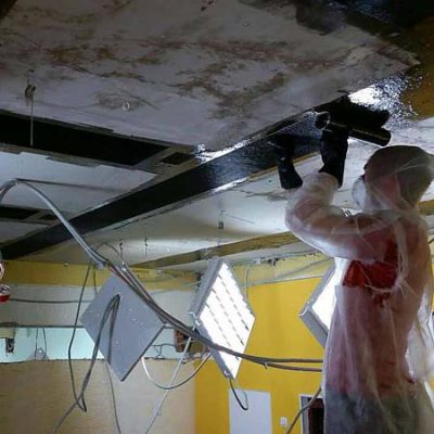 مقاوم سازی سقف با الیاف frp