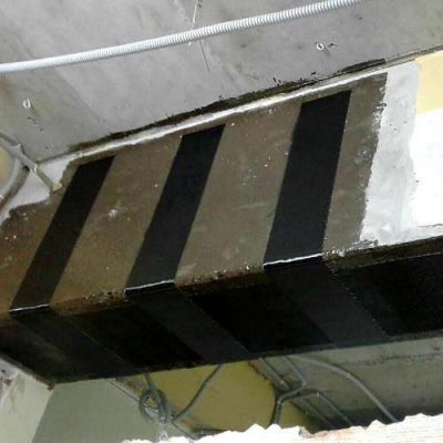 مقاوم سازی خمشی و برشی تیر بتنی ساختمان مسکونی با الیاف FRP