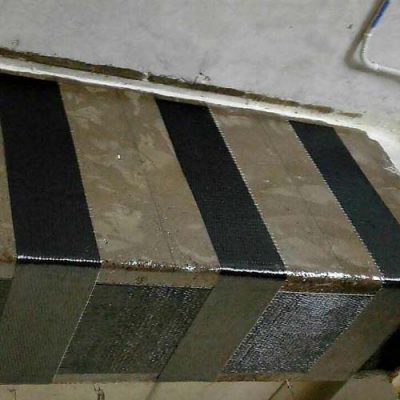 مقاوم سازی خمشی و برشی تیر بتنی ساختمان مسکونی با الیاف FRP