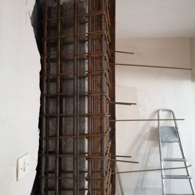 مقاوم سازی ستون با ژاکت بتنی