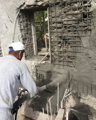 مقاوم سازی ستون با ژاکت بتنی توسط شاتکریت