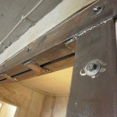 مقاوم سازی بازشو با ژاکت فلزی