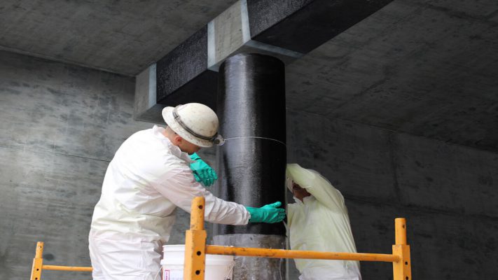 استفاده از FRP در مقاوم سازی ستون-شرکت مقاوم سازی تکنوپل