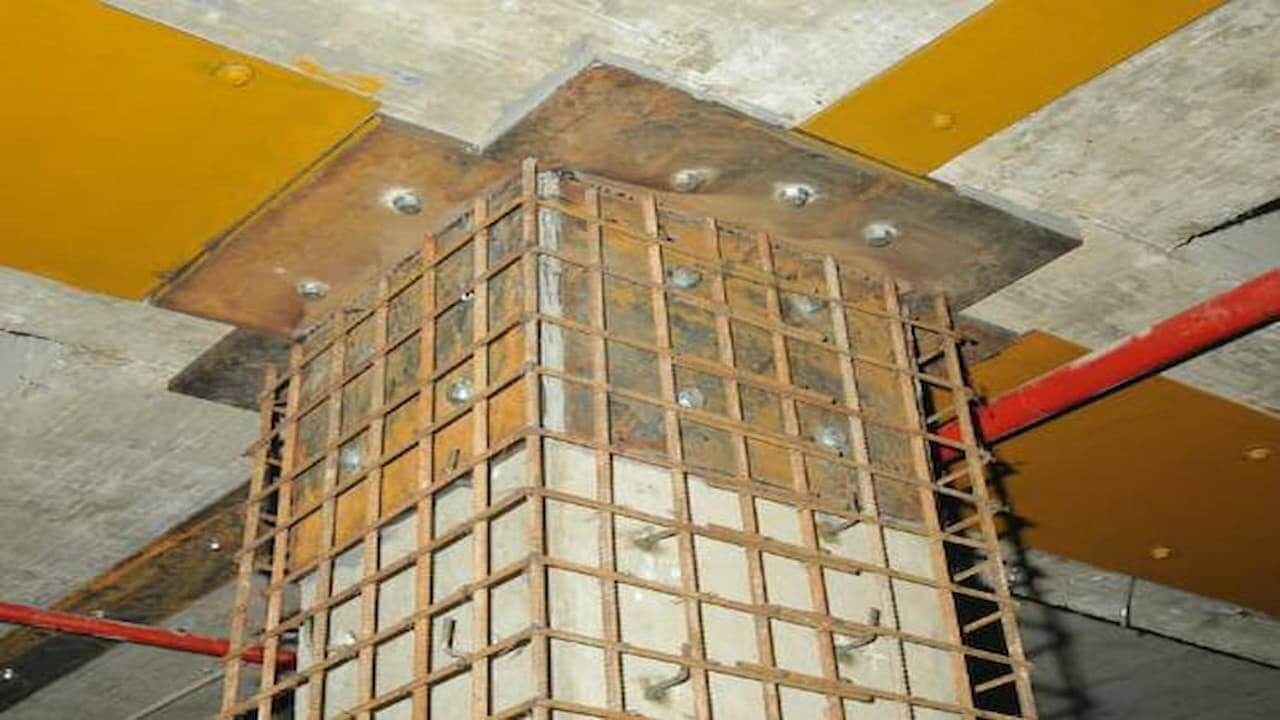 مقاوم سازی ستون با استفاده از ژاکت فولادی-شرکت مقاوم سازی تکنوپل